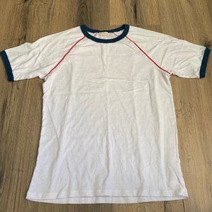 Golden by TNA Aritzia White Ringer T-shirt